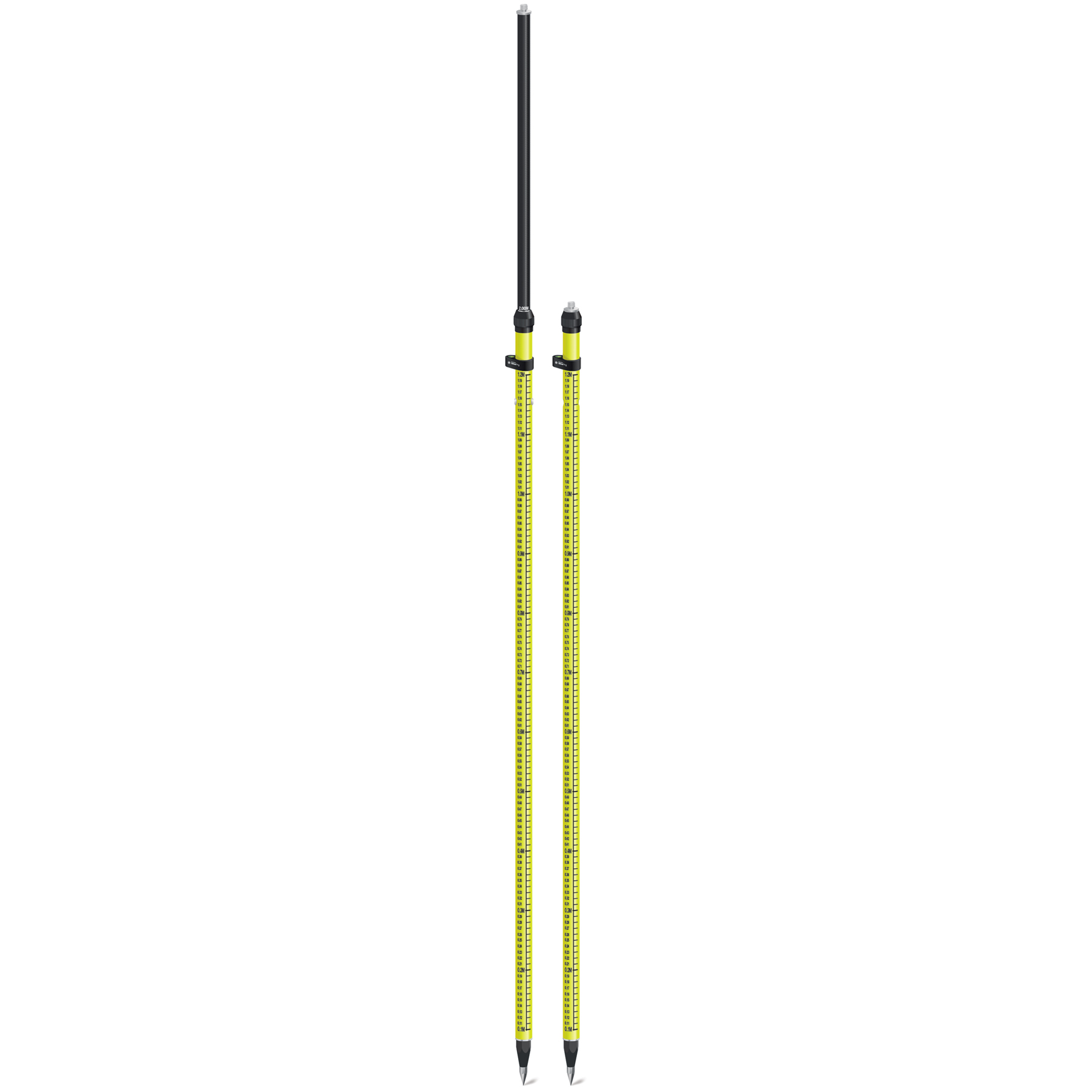 2 Meter Aluminum Snap-Loc Rover Rod, Metric